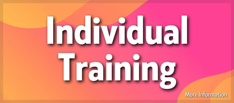 Click for more information about individual training.