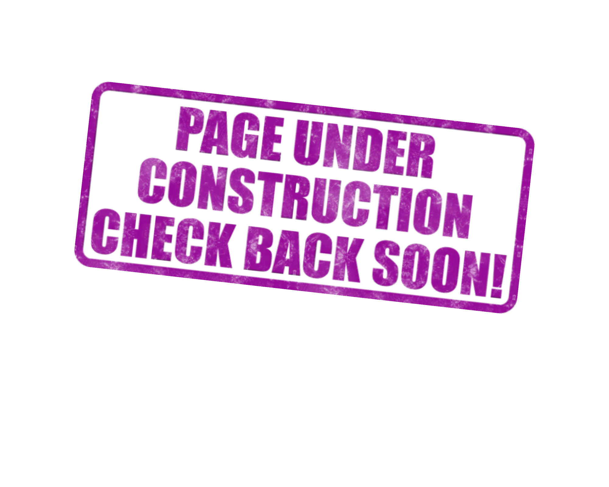 Page Under Construction - Check Back Soon!
