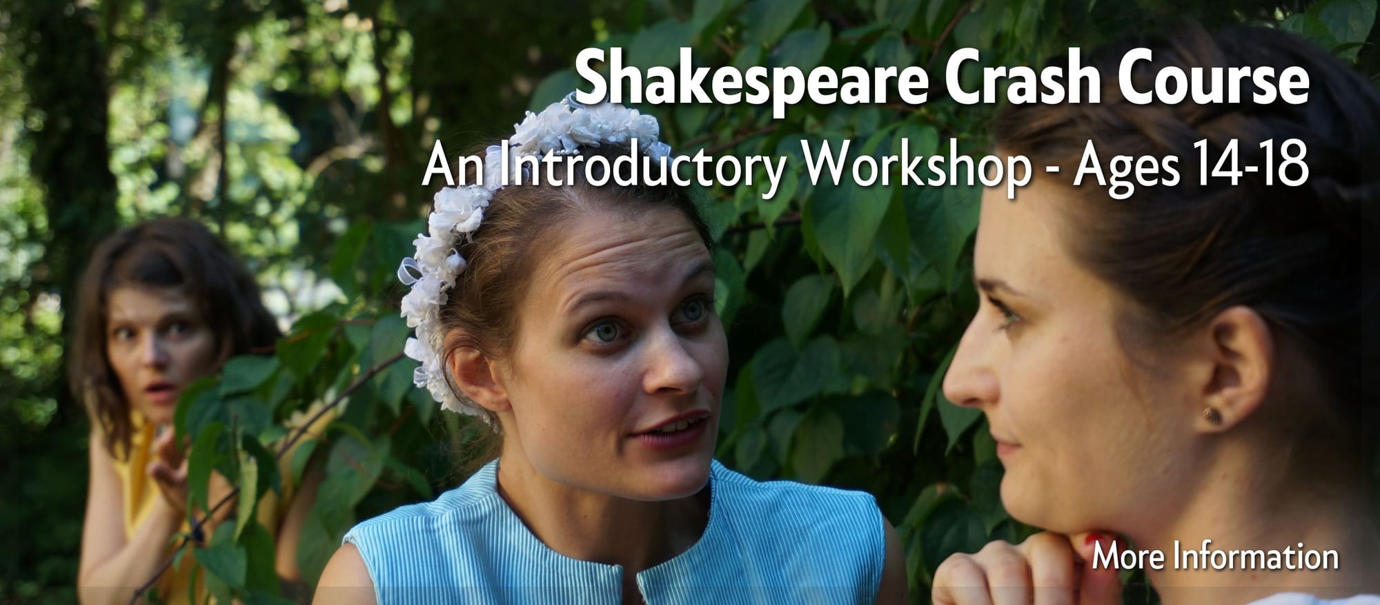 Click for more information about "Shakespeare Crash Course" An Introductory Workshop - Ages 14-18