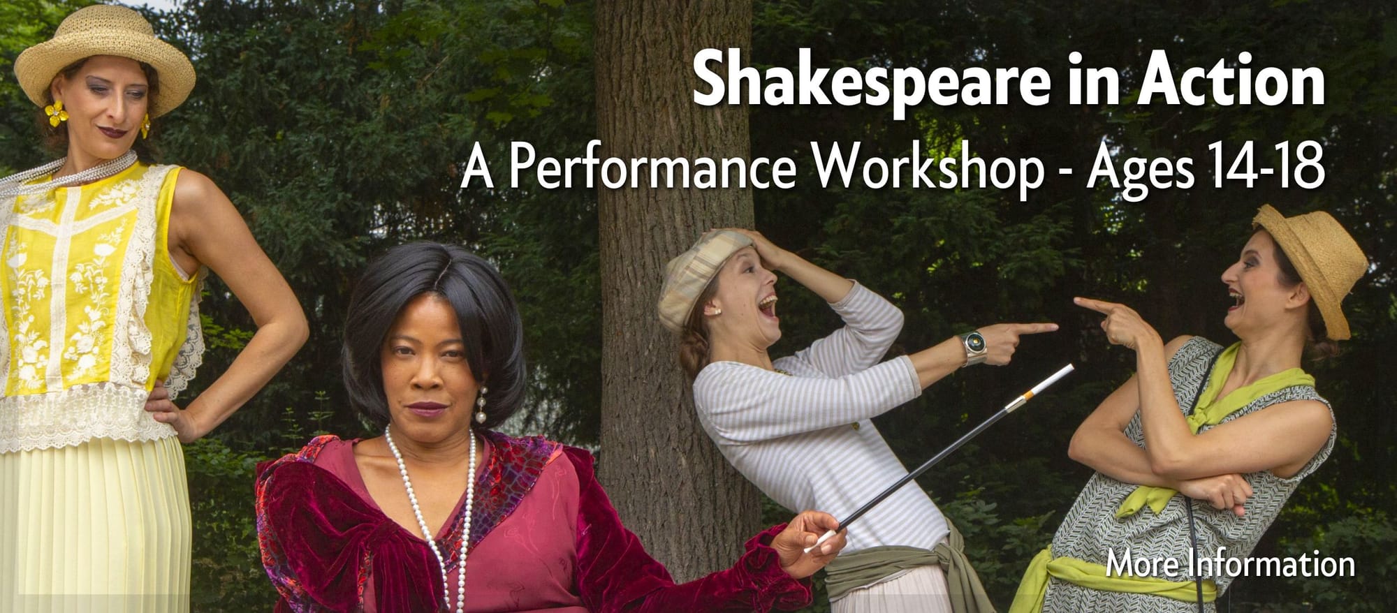 Click for more information about "Shakespeare in Action" A Performance Workshop - Ages 14-18
