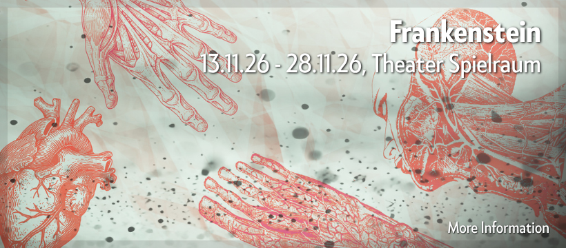 Click for more information about "Frankenstein" (November 2026) at Theatre Spielraum.